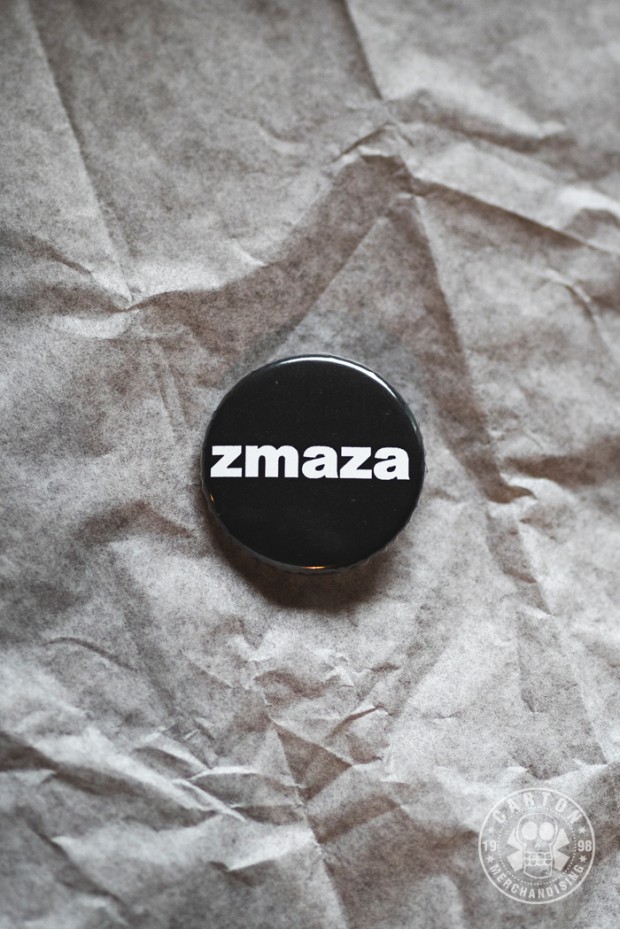 Przypinka ZMAZA LOGO black/white