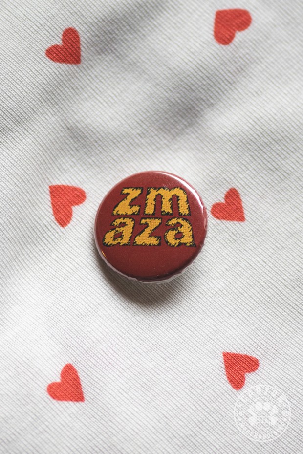 Przypinka ZMAZA TO NIE MY logo