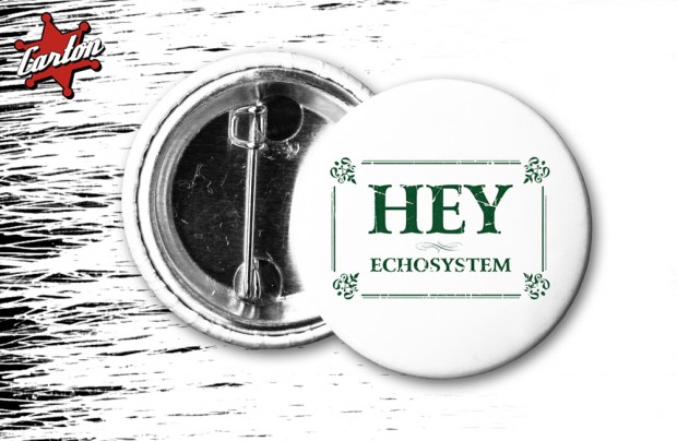 Przypinka HEY ECHOSYSTEM