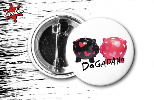 Przypinka DAGADANA PIGS
