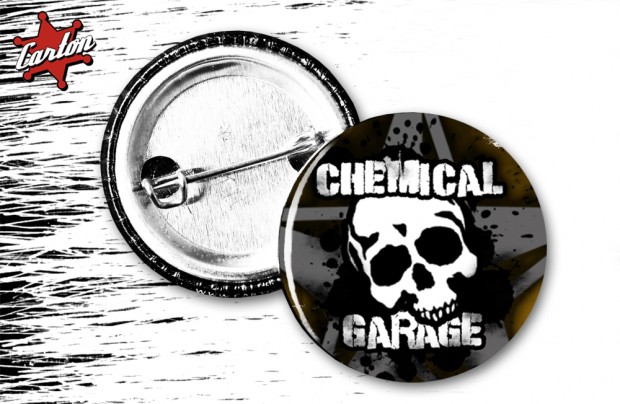 Przypinka CHEMICAL GARAGE LOGOSTAR