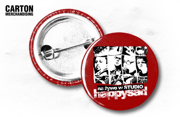 Przypinka HAPPYSAD NA ŻYWO W STUDIO