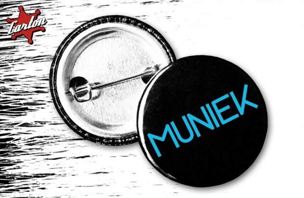 Przypinka MUNIEK MUNIEK black