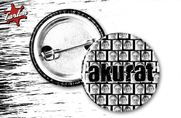 Przypinka AKURAT TWARZE