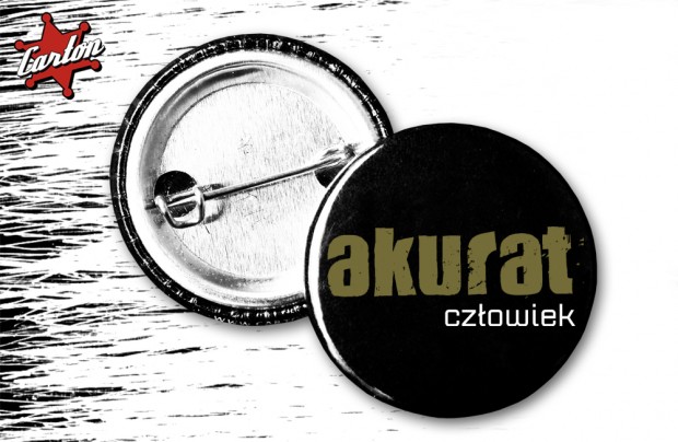 Przypinka AKURAT CZŁOWIEK
