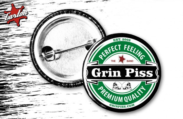 Przypinka GRIN PISS PERFECT FEELING