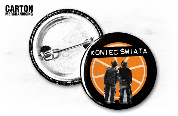 Zdjęcia produktu Przypinka KONIEC ŚWIATA ORANŻADA W KINIE MOCKBA