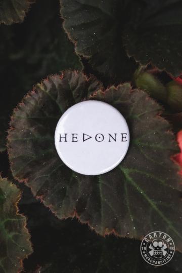 Przypinka HEDONE LOGO white