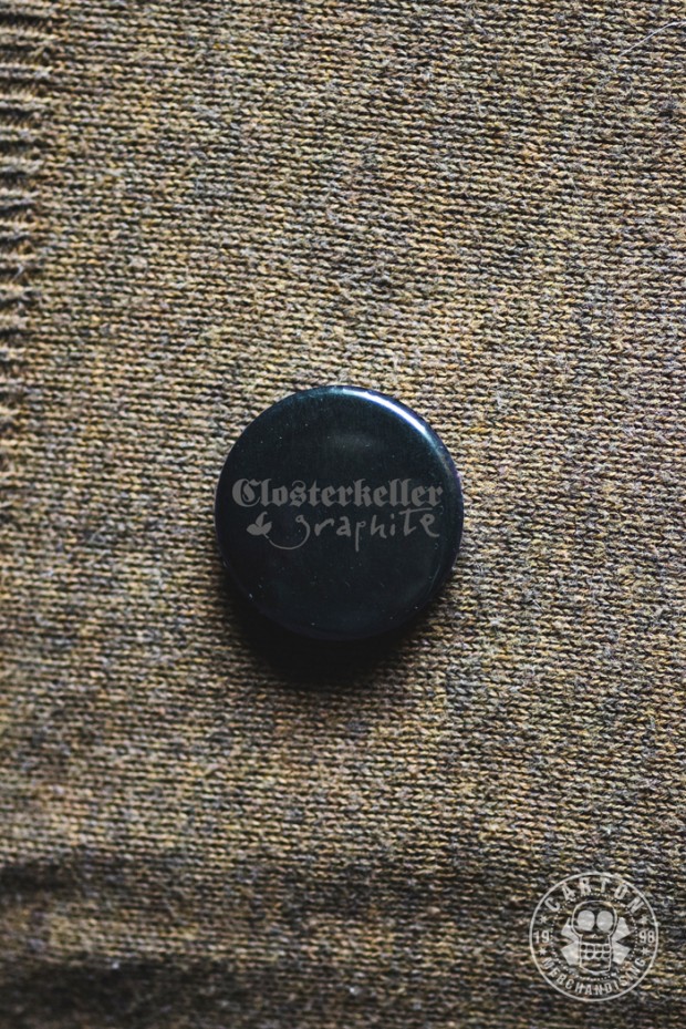 Przypinka CLOSTERKELLER GRAPHITE black