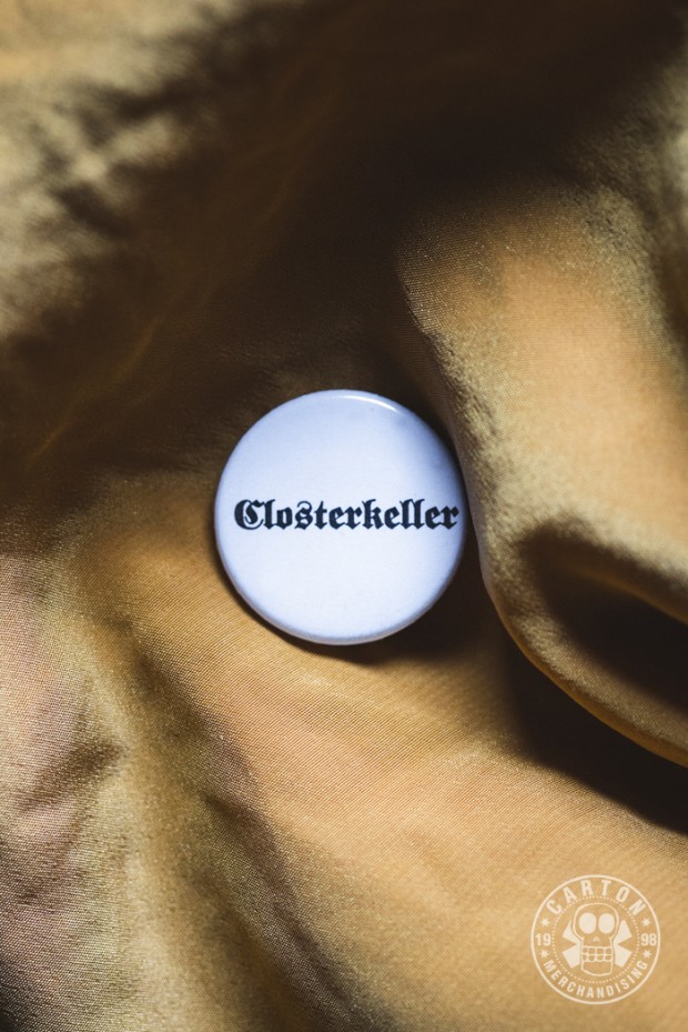 Przypinka CLOSTERKELLER LOGO OLD white