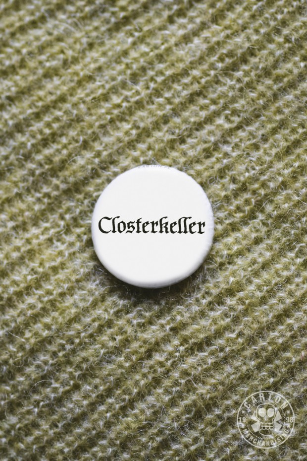 Przypinka CLOSTERKELLER LOGO white