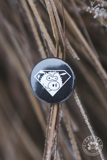 Przypinka 4DZIKI RYJ DZIKA black