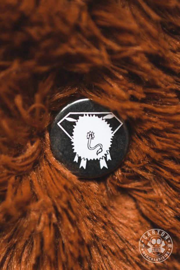 Przypinka 4DZIKI DZIKA DUPA black