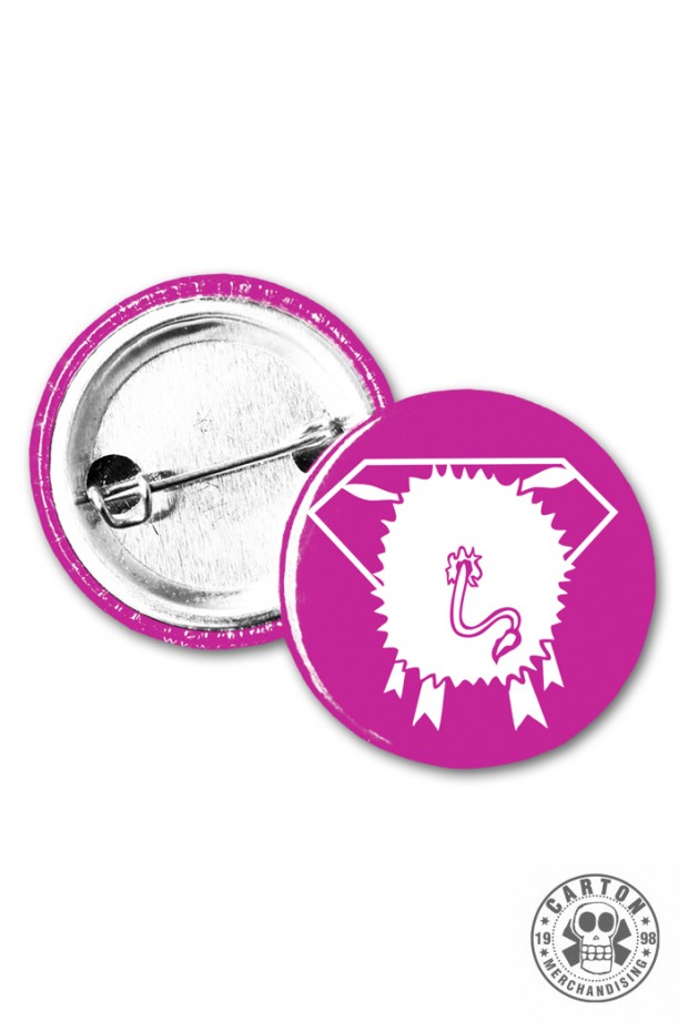 Zdjęcia produktu Przypinka 4DZIKI DZIKA DUPA pink