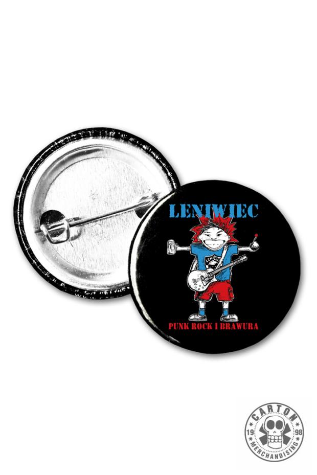 Przypinka LENIWIEC PUNK ROCK I BRAWURA