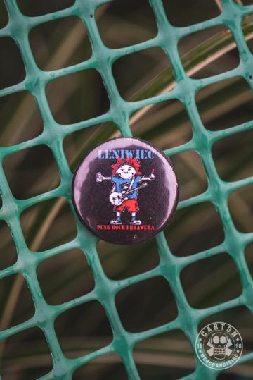 Przypinka LENIWIEC PUNK ROCK I BRAWURA