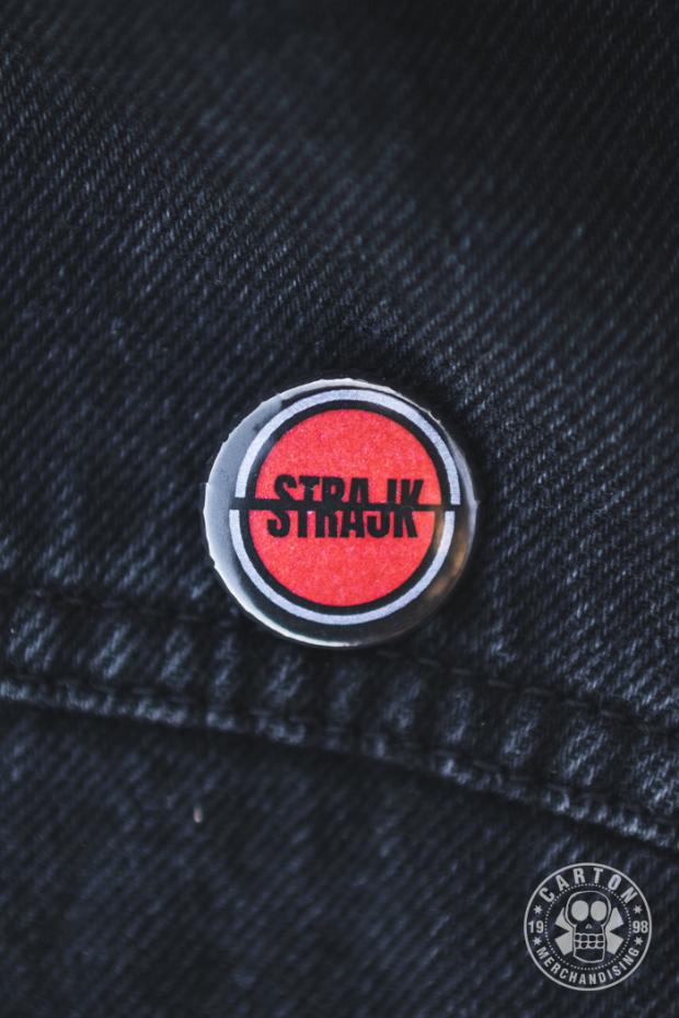 Przypinka STRAJK LOGO