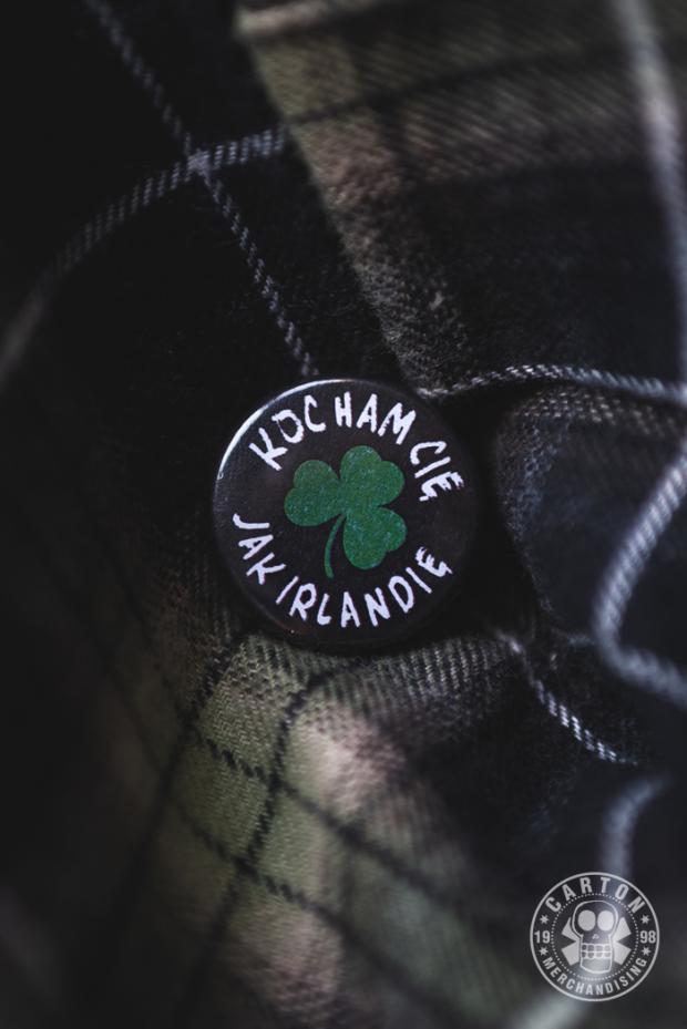 Zdjęcia produktu Przypinka KOBRANOCKA KOCHAM CIĘ JAK IRLANDIĘ