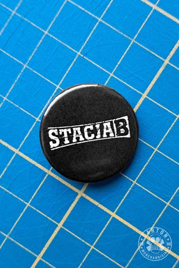 Przypinka STACJA B. LOGO black