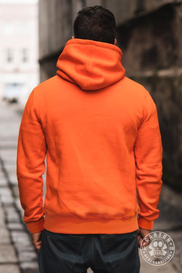 Bluza z kapturem KONIEC ŚWIATA ORANŻADA