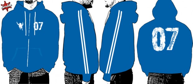 Bluza z kapturem na zamek STRACHY NA LACHY STATEK PIŁA TANGO