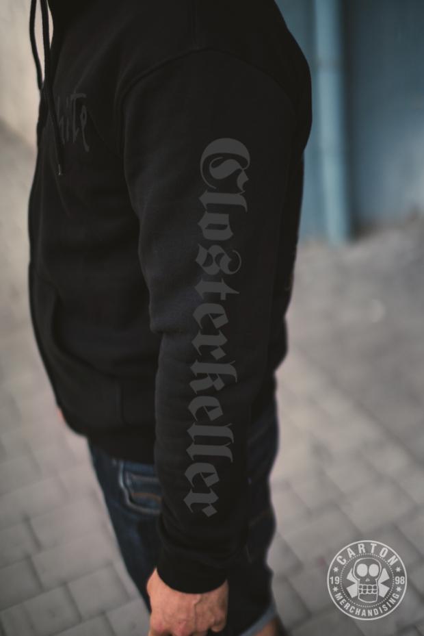 Bluza z kapturem na zamek CLOSTERKELLER GRAPHITE ROSE