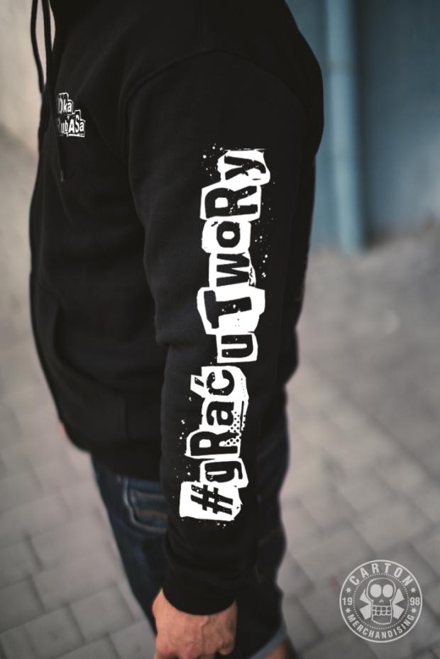 Bluza z kapturem na zamek ŁYDKA GRUBASA KRÓLOWA