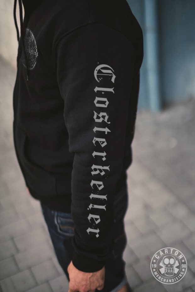 Bluza z kapturem na zamek CLOSTERKELLER SCARLET