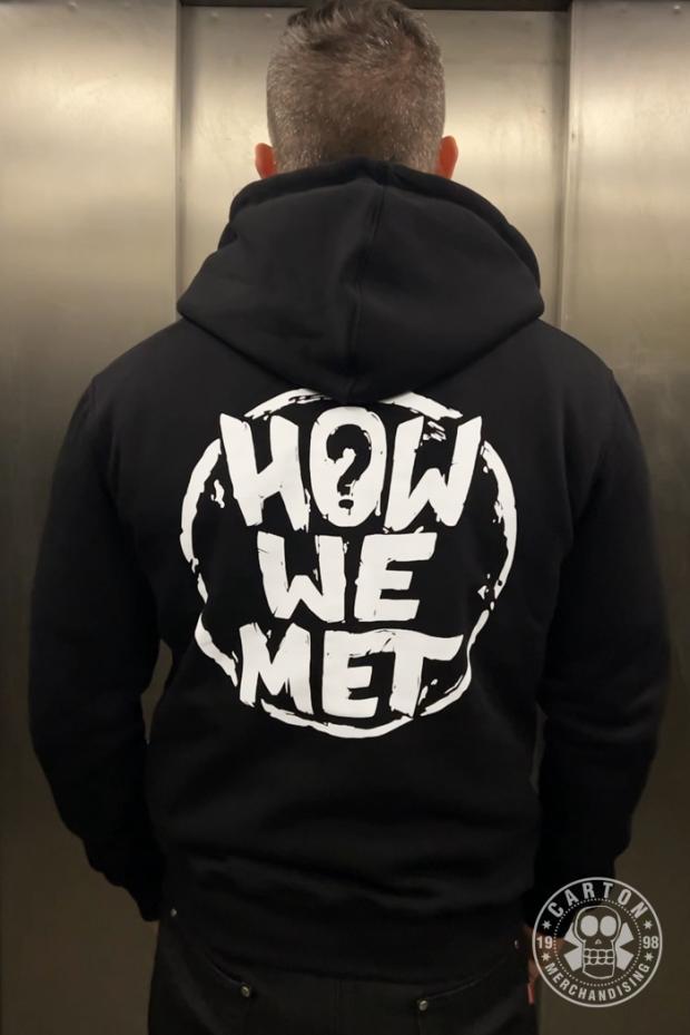 Bluza z kapturem na zamek HOW WE MET HOW WE MET