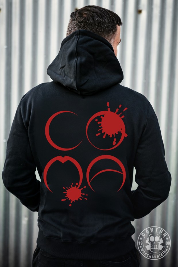 Bluza z kapturem na zamek COMA CZERWONY ALBUM