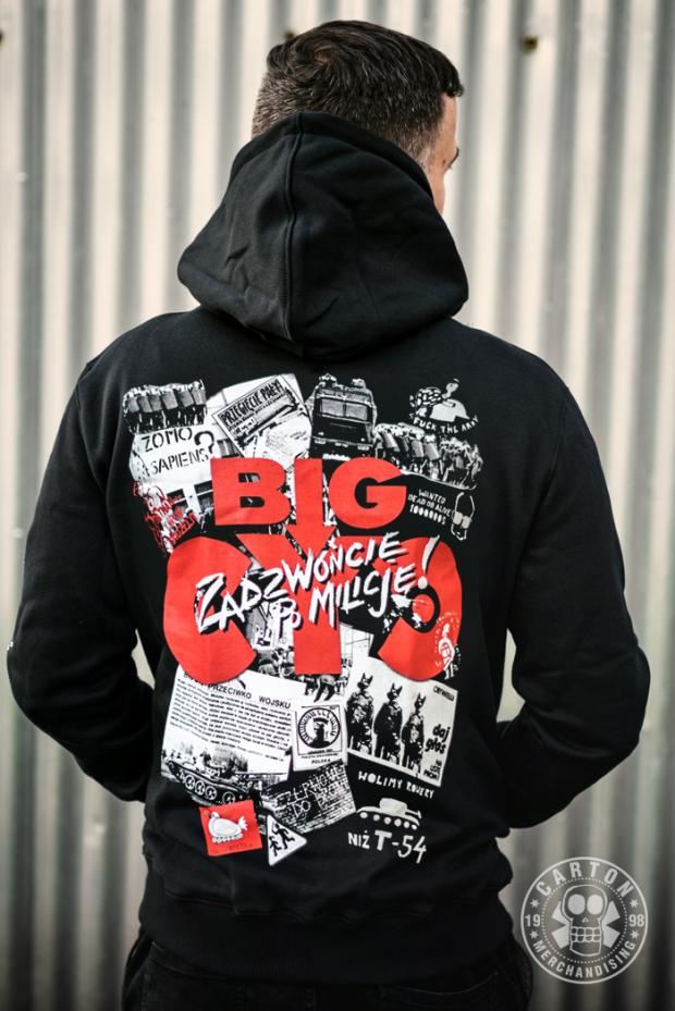 Bluza z kapturem na zamek BIG CYC ZADZWOŃCIE PO MILICJĘ