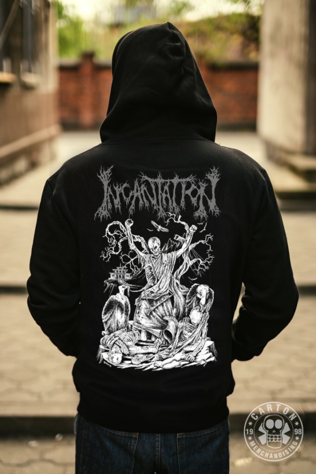 Bluza z kapturem na zamek INCANTATION DIRGES OF ELYSIUM