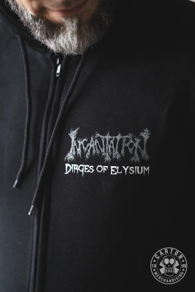Bluza z kapturem na zamek INCANTATION DIRGES OF ELYSIUM