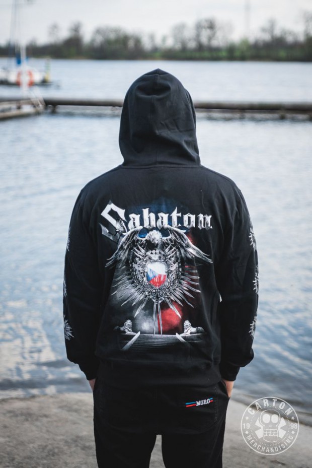 Bluza z kapturem na zamek SABATON CZECH REPUBLIC