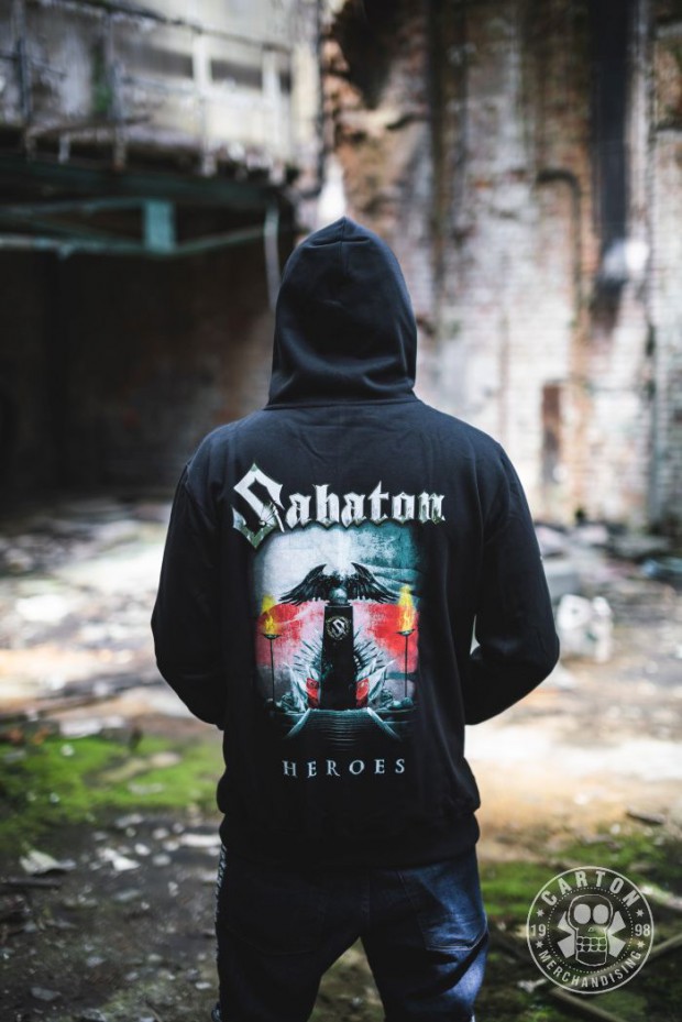 Bluza z kapturem na zamek SABATON HEROES POLAND