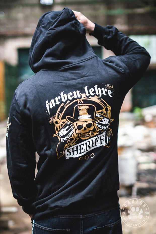 Bluza z kapturem na zamek FARBEN LEHRE SHERIFF