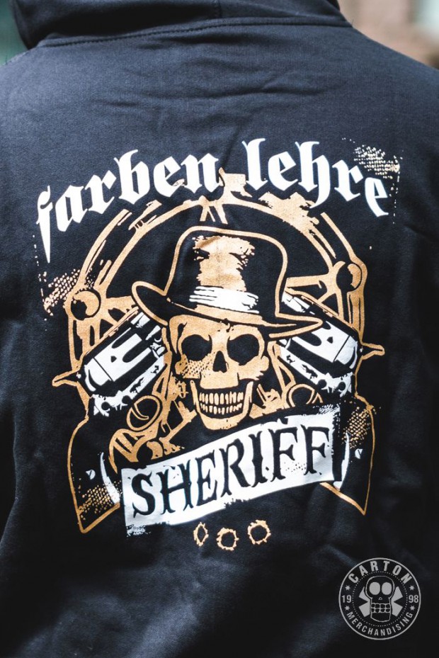 Bluza z kapturem na zamek FARBEN LEHRE SHERIFF