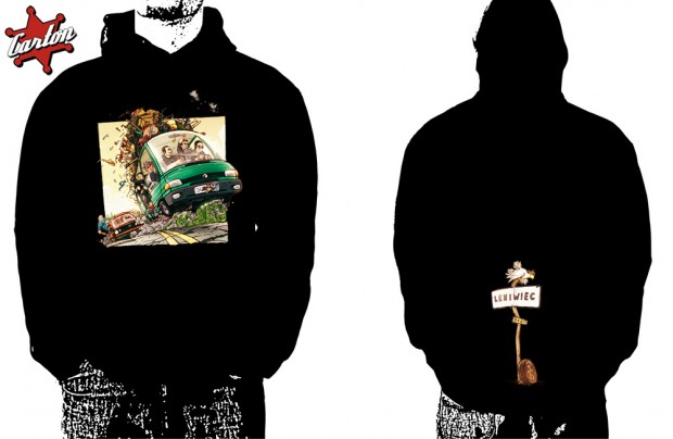 Bluza z kapturem LENIWIEC DROGA