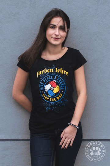 Zdjęcia produktu Koszulka damska FARBEN LEHRE STOP THE WAR