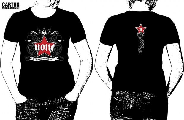 Koszulka damska NONE RED STAR