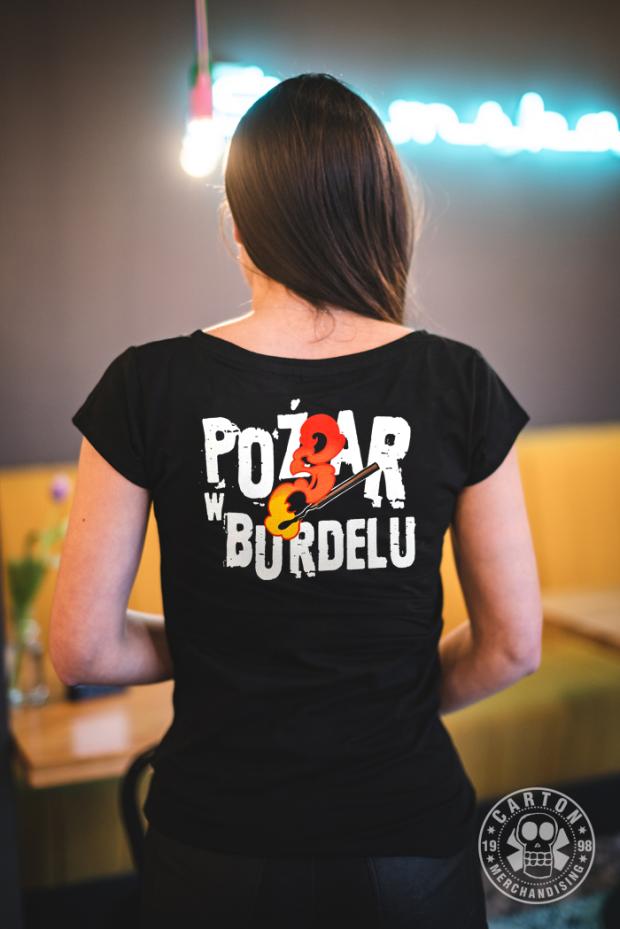 Koszulka damska DE ŁINDOWS POŻAR W BURDELU