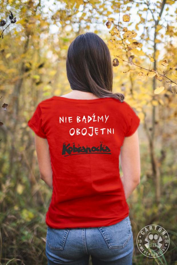 Koszulka damska KOBRANOCKA NIE BĄDŹMY OBOJĘTNI