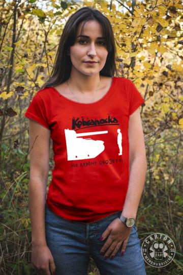 Koszulka damska KOBRANOCKA NIE BĄDŹMY OBOJĘTNI