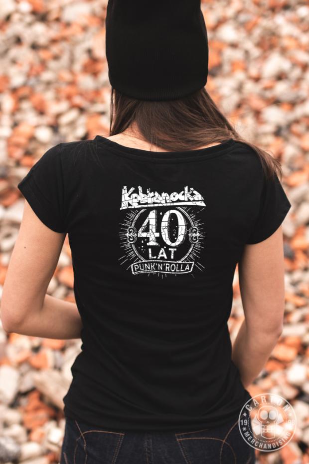 Koszulka damska KOBRANOCKA 40 LAT PUNK'N'ROLLA