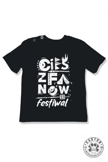 Zdjęcia produktu Koszulka Brzdąc/Niemowle CIESZ FANÓW FESTIWAL 2023 CIESZFANÓW black