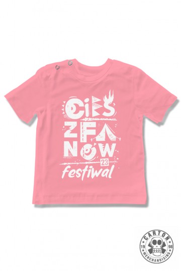 Koszulka Brzdąc/Niemowle CIESZ FANÓW FESTIWAL 2023 CIESZFANÓW pink