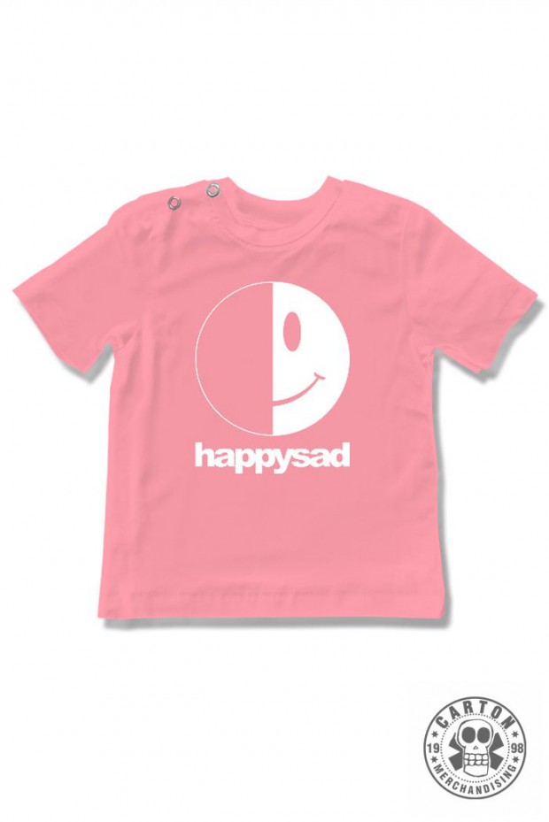 Koszulka Brzdąc/Niemowle HAPPYSAD LOGO pink