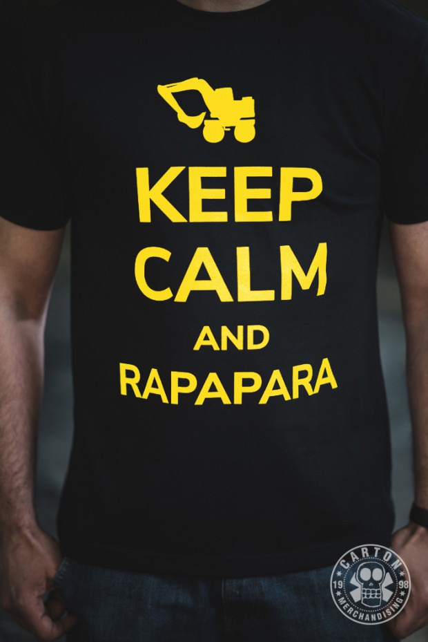 Koszulka ŁYDKA GRUBASA KEEP CALM AND RAPAPARA