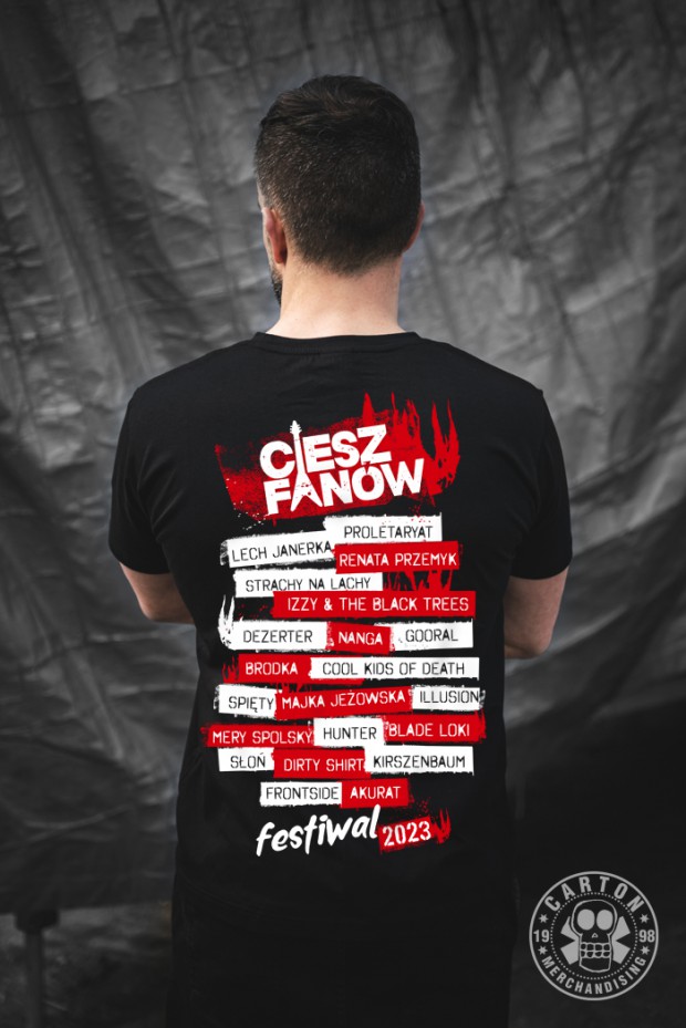 Koszulka CIESZ FANÓW FESTIWAL 2023 CLOWN