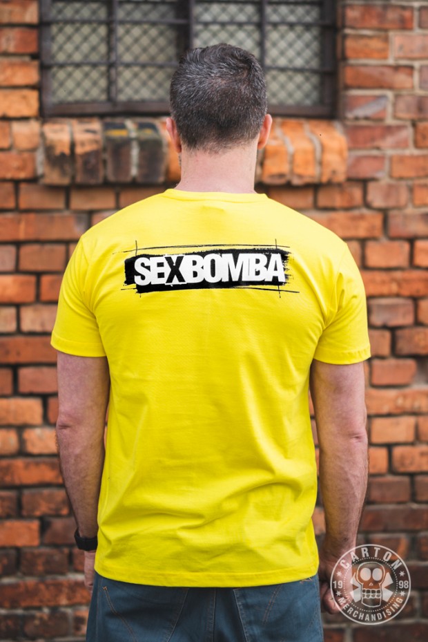 Koszulka SEXBOMBA SZTUCZNA INTELIGENCJA yellow